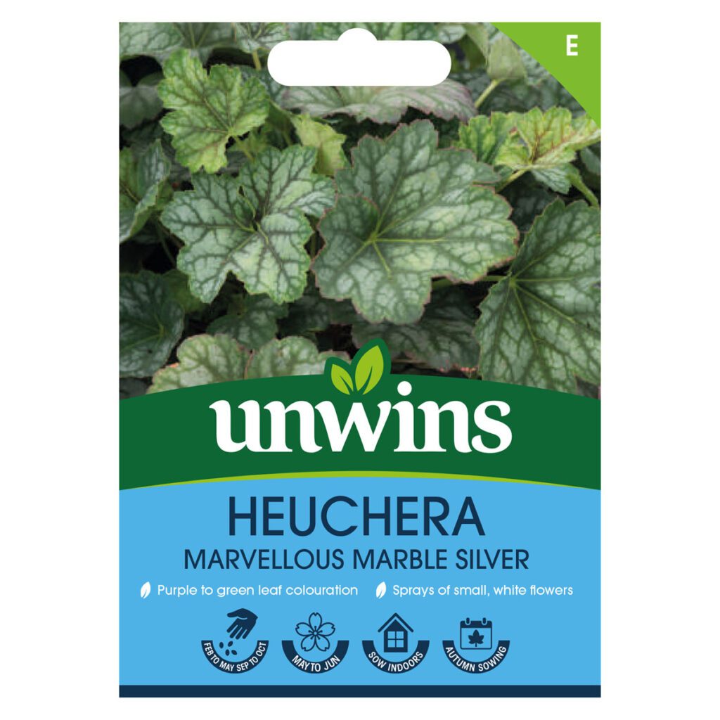 Unwins Heuchera Marvellous Marble Seeds 5051618035378 2